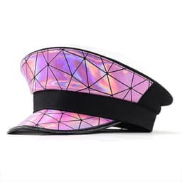 image-Women's Rose Leather Photography Party Wedding Hat