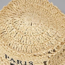 image-Hollow Grass Hand-made Embroidered Handwriting Beach Sun Pastoral Style Bucket Hat