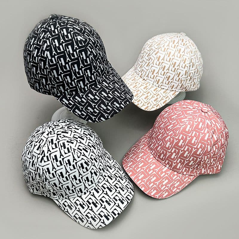 image-Sun-proof Houndstooth Letter Baseball Cap Men's And Women's Outdoor Breathable