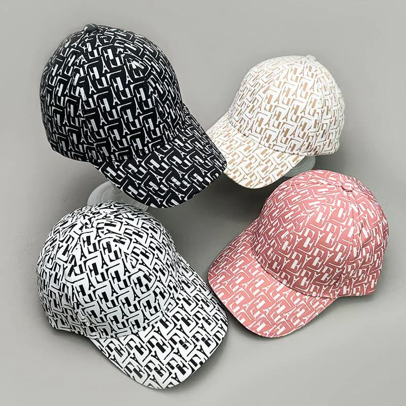 image-Sun-proof Houndstooth Letter Baseball Cap Men's And Women's Outdoor Breathable