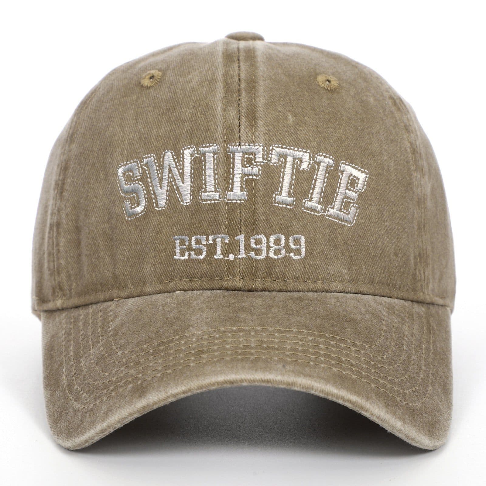 image-Outdoor Sports Embroidered Water Wash Sun Protection Hat