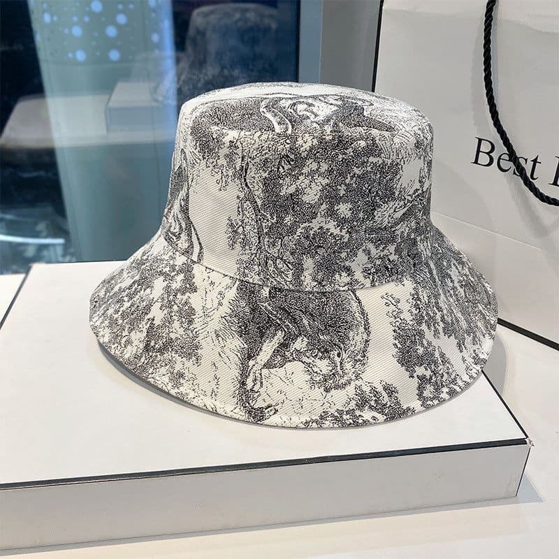 image-Women's Summer Minority Fashion Printed Bucket Hat