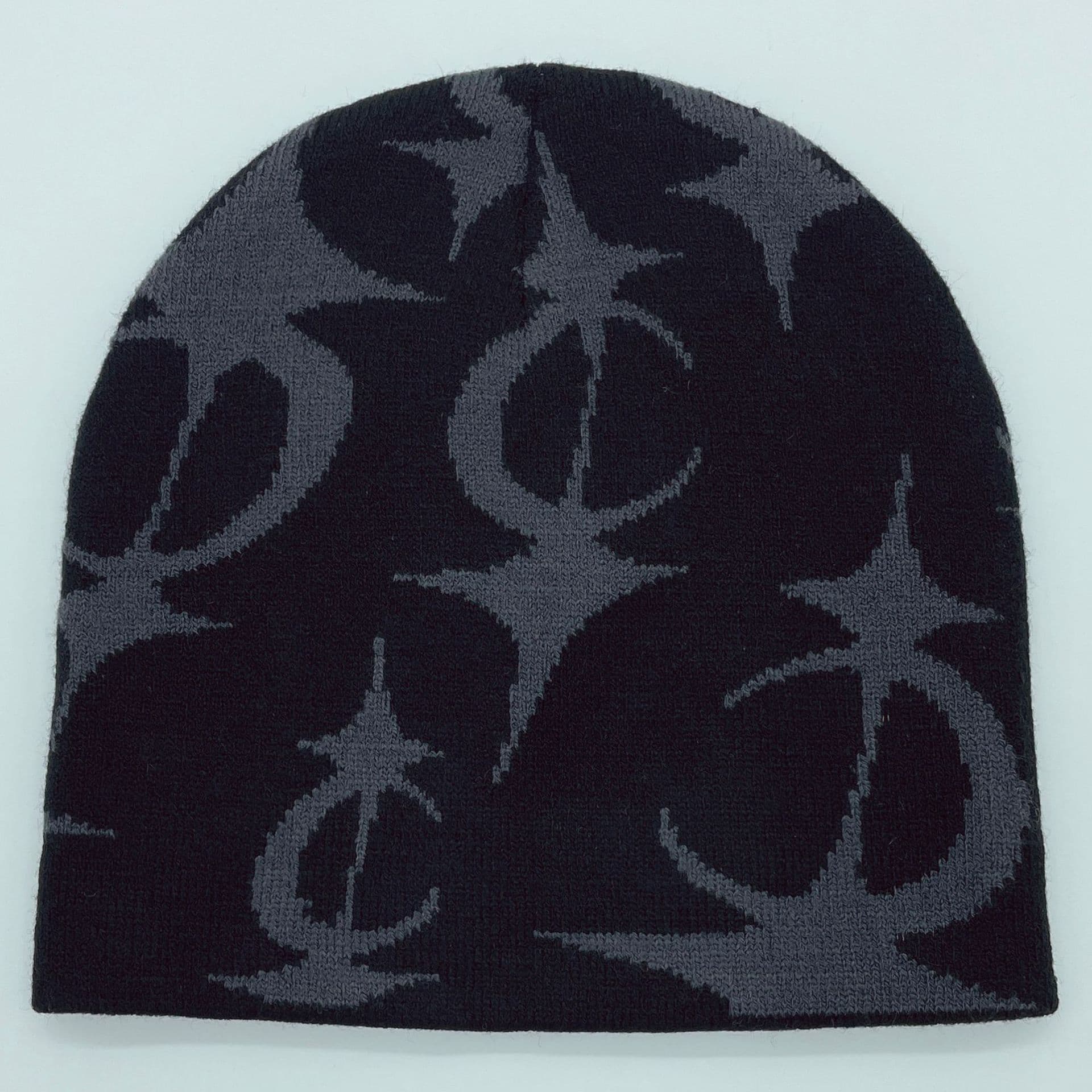 image-Five Pointed Star Men's And Women's Jacquard Knitted Hats