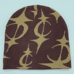 image-Five Pointed Star Men's And Women's Jacquard Knitted Hats