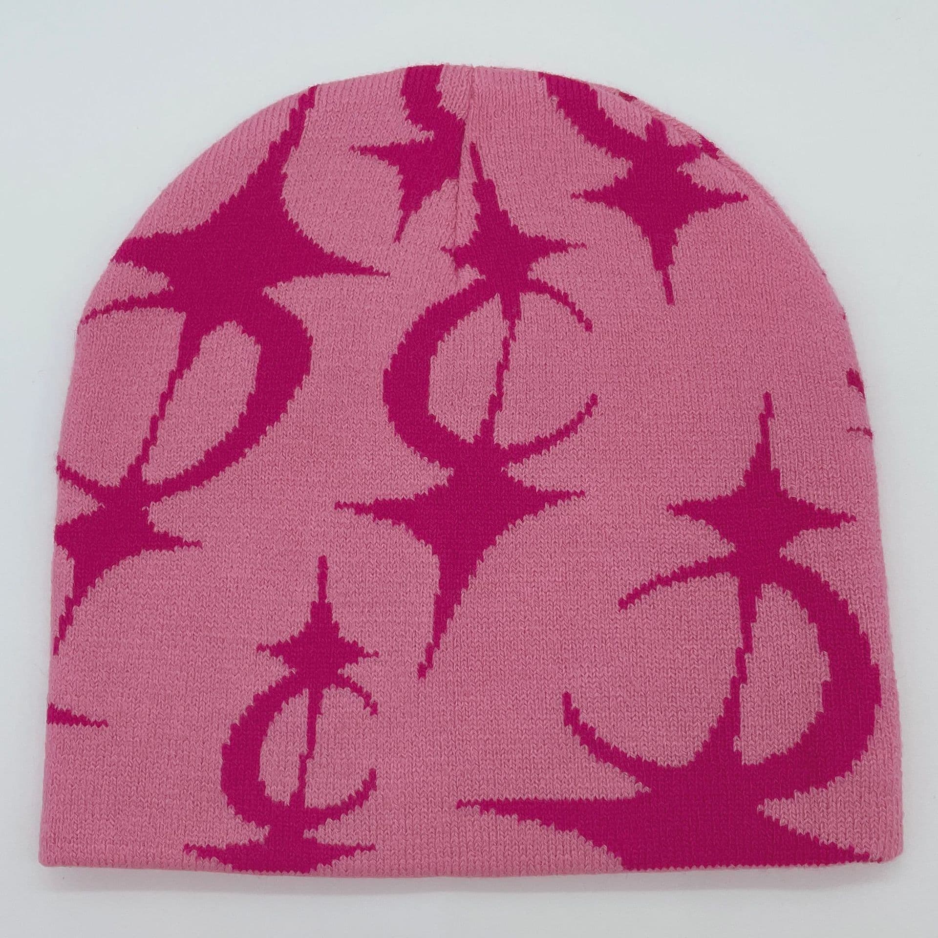 image-Five Pointed Star Men's And Women's Jacquard Knitted Hats