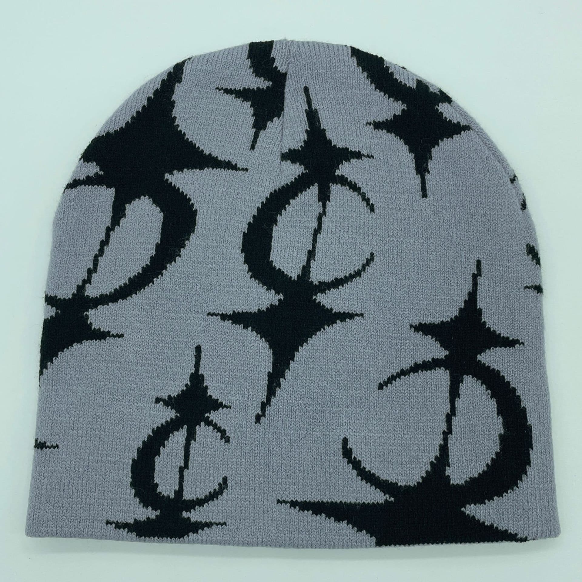 image-Five Pointed Star Men's And Women's Jacquard Knitted Hats