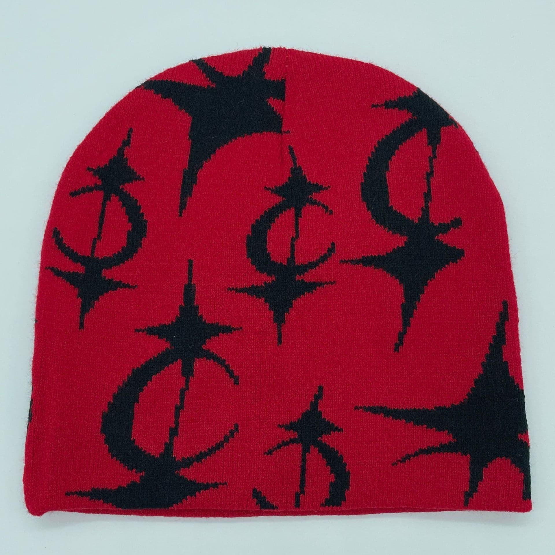 image-Five Pointed Star Men's And Women's Jacquard Knitted Hats