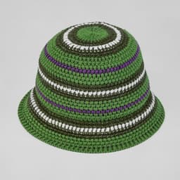 image-Dopamine Color Foldable Storage Bucket Hat Women's Fashion Color Woven Face Small Bucket Cap
