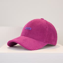 image-Warm Hard Top Corduroy Baseball Cap For Children