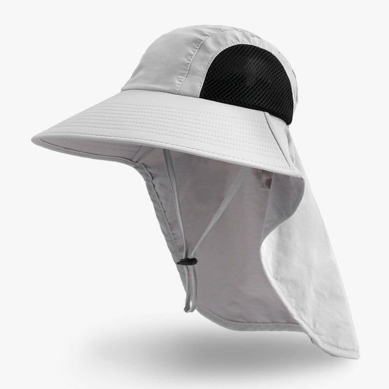 image-Mesh Breathable Big Brim Summer Outdoor Sunshade Sun Protection Hat Children