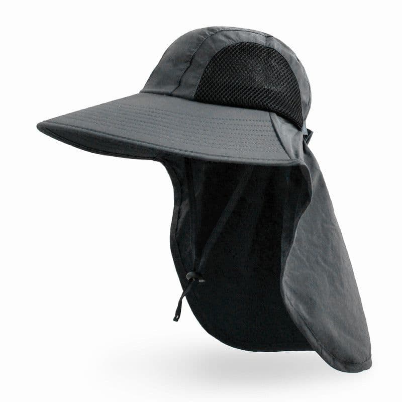 image-Mesh Breathable Big Brim Summer Outdoor Sunshade Sun Protection Hat Children