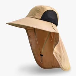 image-Mesh Breathable Big Brim Summer Outdoor Sunshade Sun Protection Hat Children
