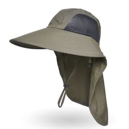 image-Mesh Breathable Big Brim Summer Outdoor Sunshade Sun Protection Hat Children