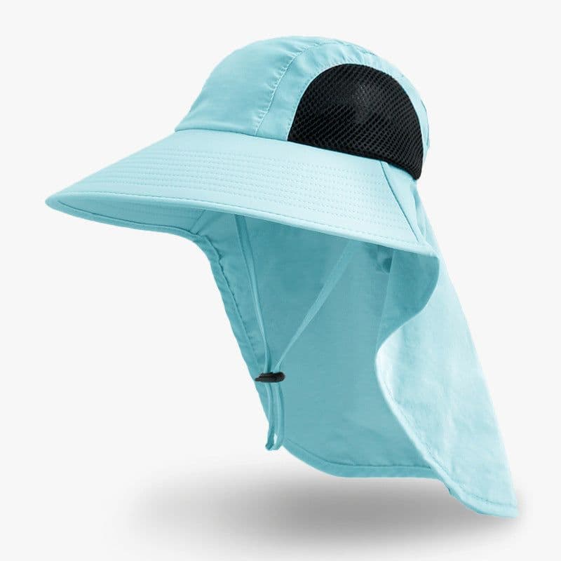 image-Mesh Breathable Big Brim Summer Outdoor Sunshade Sun Protection Hat Children