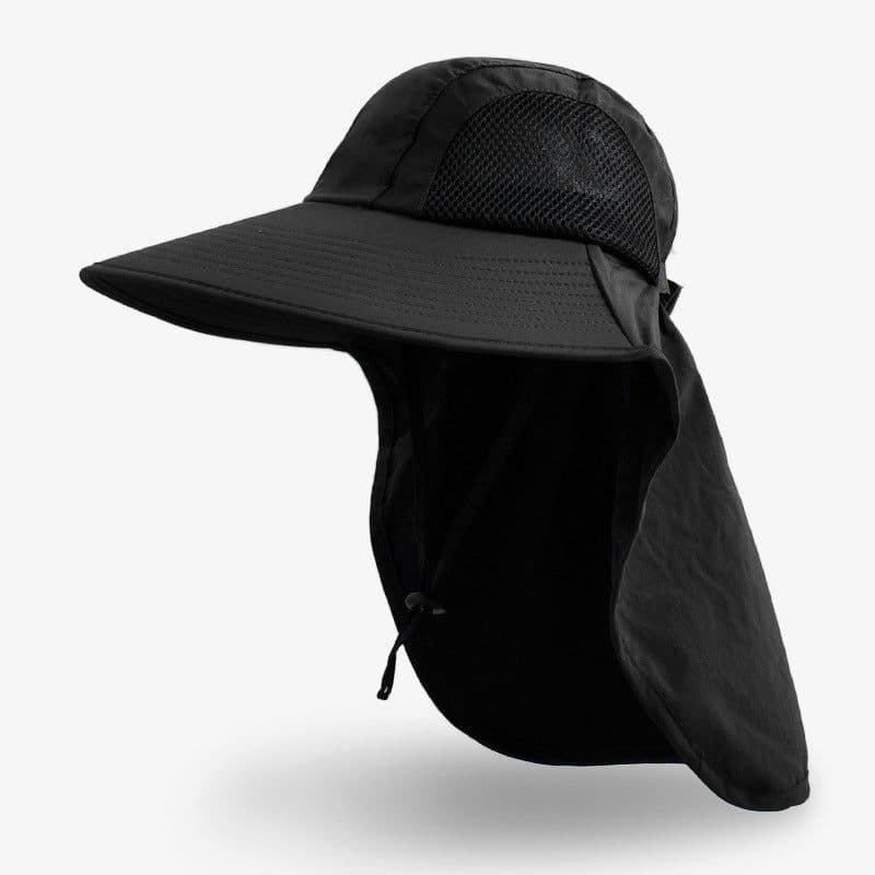 image-Mesh Breathable Big Brim Summer Outdoor Sunshade Sun Protection Hat Children