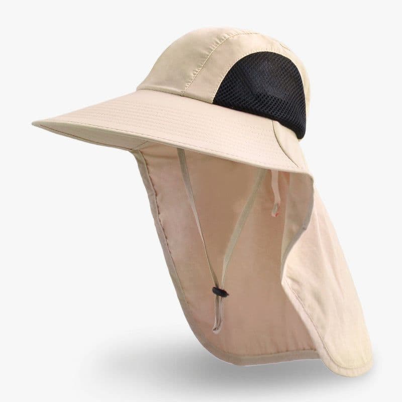image-Mesh Breathable Big Brim Summer Outdoor Sunshade Sun Protection Hat Children