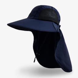 image-Mesh Breathable Big Brim Summer Outdoor Sunshade Sun Protection Hat Children