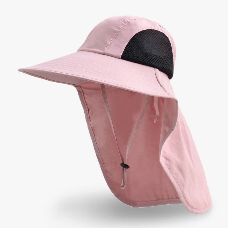 image-Mesh Breathable Big Brim Summer Outdoor Sunshade Sun Protection Hat Children