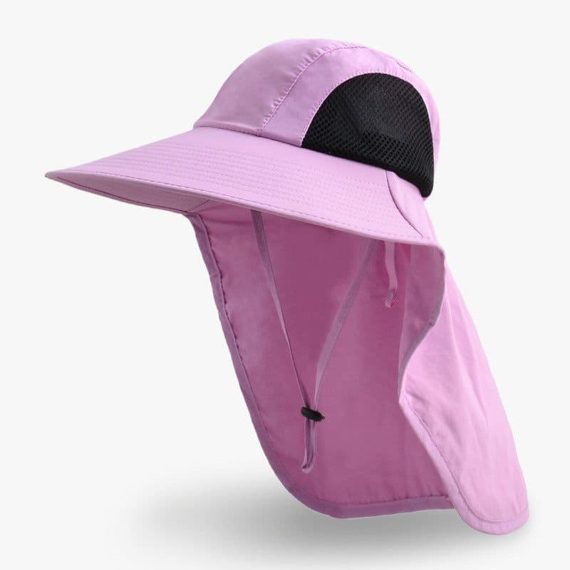 image-Mesh Breathable Big Brim Summer Outdoor Sunshade Sun Protection Hat Children