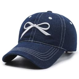 image-Bowknot Peaked Cap Female Cowboy Sun Protection Baseball Cap