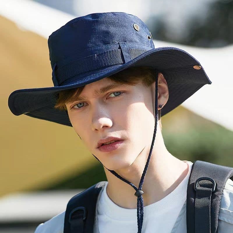 image-Men's And Women's Outdoor Mountaineering Sun Protective Hat