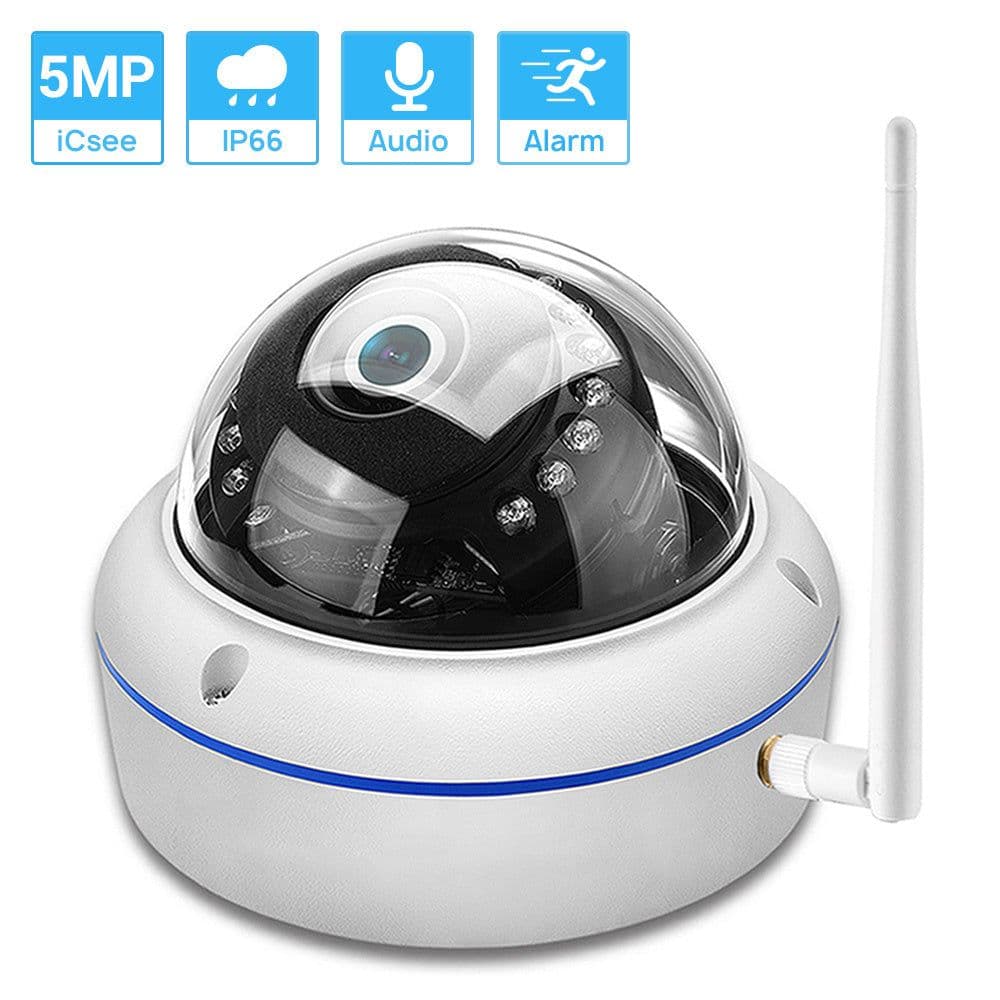 image-Network Card Wireless Wifi Monitoring 5Mp Home Wireless Ap Hotspot Mobile Phone Monitoring Dome Camera