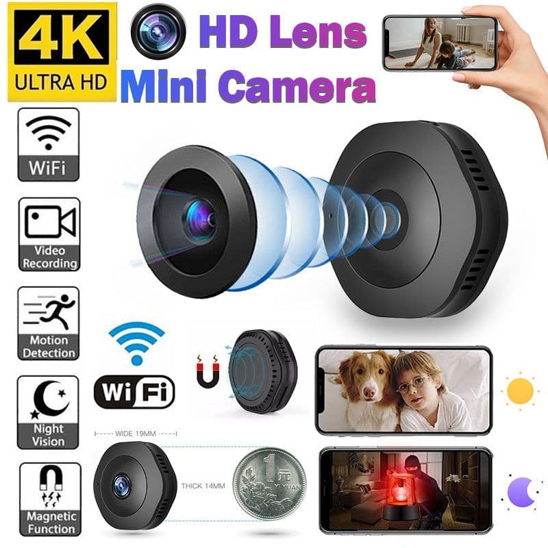 image-1080P HD Mini Camera APP Remote Control Monitor Home Security DV Kamera IP Camera IR Night Magnetic Wireless Camera