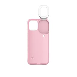image-Compatible with Apple, Compatible with Apple , New Ring Flashing Light Mobile Phone Case Net Celebrity Live Selfie Beauty Supplement Light Iphone12 Mobile Phone Protective Case