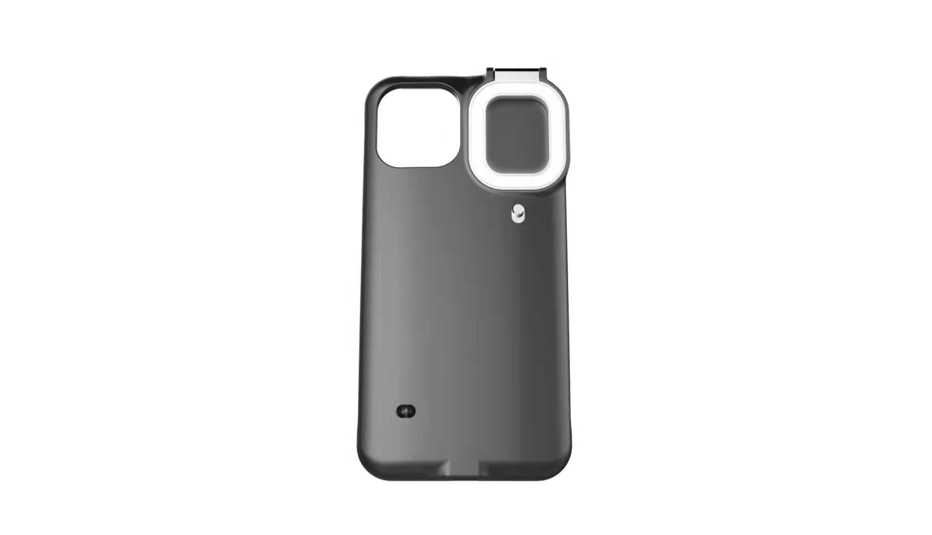 image-Compatible with Apple, Compatible with Apple , New Ring Flashing Light Mobile Phone Case Net Celebrity Live Selfie Beauty Supplement Light Iphone12 Mobile Phone Protective Case