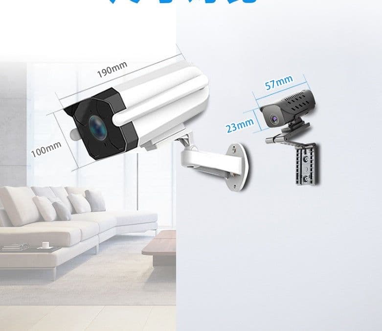 image-Wireless Surveillance Camera Small Box Camera Hd Non-Light Infrared Night Vision Small Monitor Household Spot Q1