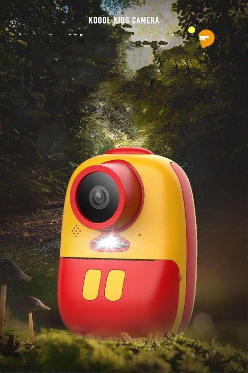 image-Children's Print Digital Camera Mini SLR Dual Lens Sports Photography
