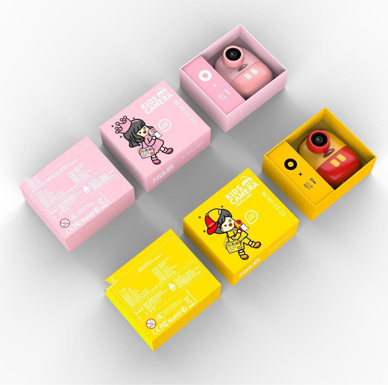 image-Children's Print Digital Camera Mini SLR Dual Lens Sports Photography