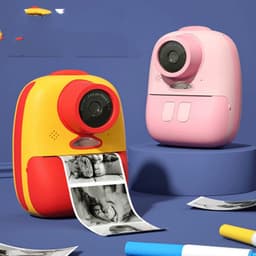 image-Children's Print Digital Camera Mini SLR Dual Lens Sports Photography