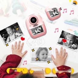image-Children's Print Digital Camera Mini SLR Dual Lens Sports Photography