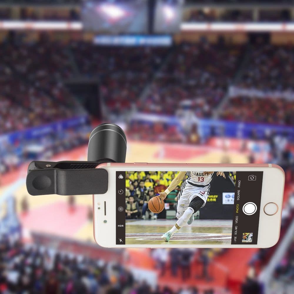 image-Mobile Phone External High-definition Fisheye Telephoto Wide-angle Adjustable Lens Set