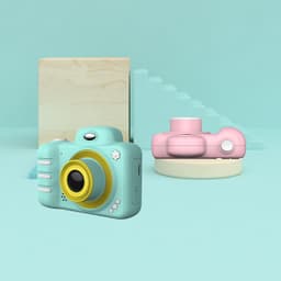 image-IDV Cartoon Children's Dual Lens High Definition Digital Video Camera