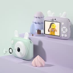 image-A2 Kids Photo Camera Macaron Mini SLR