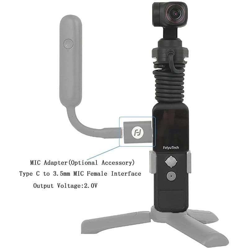 image-Pocket2S Pocket Gimbal Vlog Smart Camera Magnetic Suction 4K HD