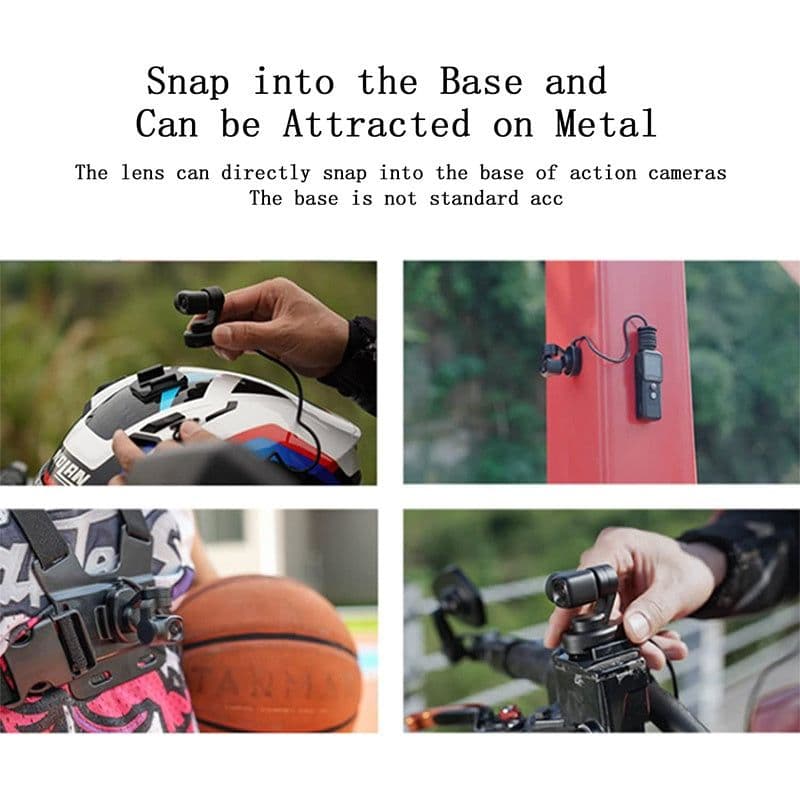 image-Pocket2S Pocket Gimbal Vlog Smart Camera Magnetic Suction 4K HD