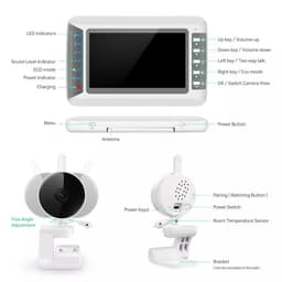 image-Wireless HD Baby Two-way Voice Intercom Monitor