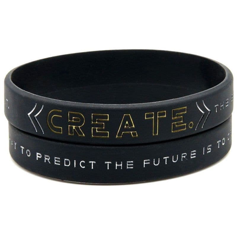 image-1PCS Inspiring Bracelet Motivational Be Yourself, Change The World