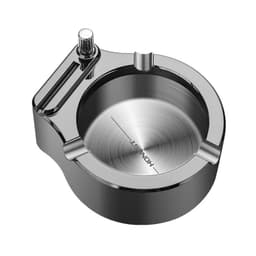 image-Large Cigarette Ashtray With Permanent Match Lighter Fancy Metal Ash Tray Set For Weed Cool Ashtrays For Cigars Outdoor Indoor Decor In Home Office