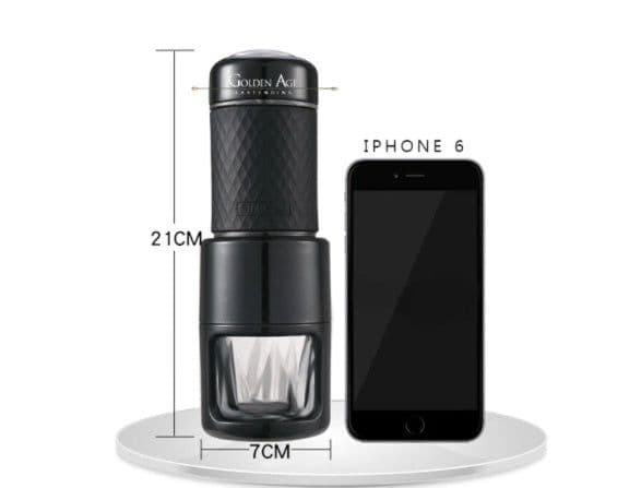 image-Portable Espresso Coffee Machine Hand Pressure Manual Large-Capacity Outdoor Home Small Mini Travel Coffee Cup