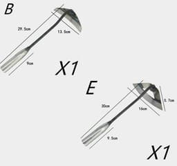 image-All-manganese Steel Gardening Hand-held Hoe All-steel Hardened Hollow Hoe