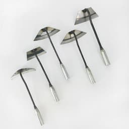 image-All-manganese Steel Gardening Hand-held Hoe All-steel Hardened Hollow Hoe