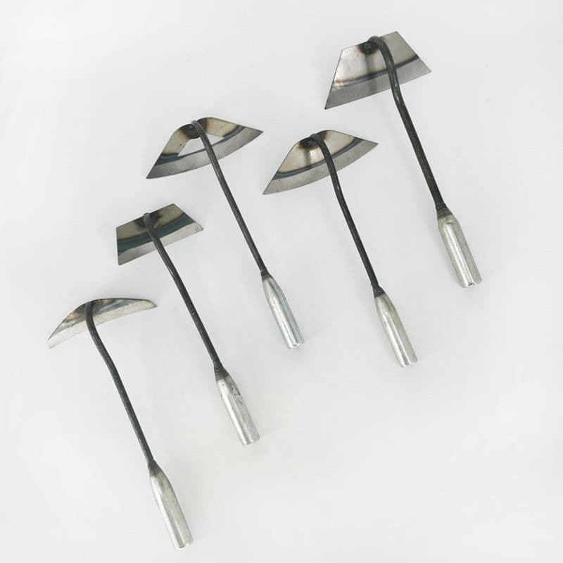 image-All-manganese Steel Gardening Hand-held Hoe All-steel Hardened Hollow Hoe