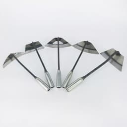 image-All-manganese Steel Gardening Hand-held Hoe All-steel Hardened Hollow Hoe