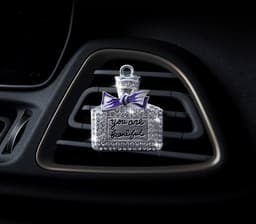image-Air Outlet Perfume Clip Creative High-end Diamond-studded Perfume Bottle Car Air