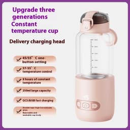 image-Baby Milk Mixer Wireless Portable Milk Mixer Constant Temperature Household Home Babycare