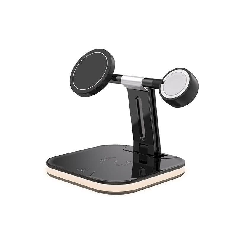 image-Compatible with Apple, 3 In 1 Magnetic Wireless Charger 15W Fast Charging Station For Magsafe Chargers